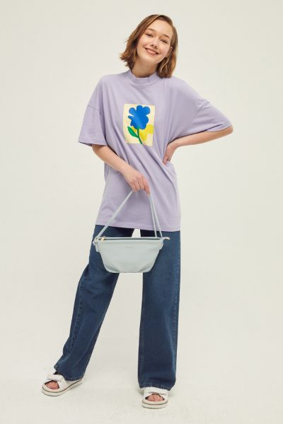 Hooops Flowers Tshirt Lila resmi