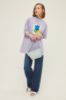 Hooops Flowers Tshirt Lila resmi