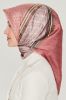 Armine Saf İpek Twill Eşarp 8519 Pembe resmi