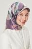 Armine Saf İpek Twill Eşarp 8526 Lila resmi