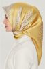 Armine Saf İpek Twill Eşarp 854891 Sarı resmi