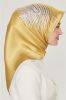 Armine Saf İpek Twill Eşarp 854891 Sarı resmi