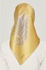 Armine Saf İpek Twill Eşarp 854891 Sarı resmi