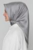 Armine Saf İpek Twill Eşarp 841893 Gümüş resmi
