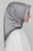Armine Saf İpek Twill Eşarp 841893 Gümüş resmi