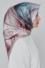 Armine Saf İpek Sura Eşarp 840085 Bordo resmi