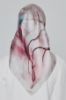 Armine Saf İpek Sura Eşarp 840085 Bordo resmi