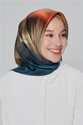 Armine Saf İpek Twill Eşarp 841736 Yeşil resmi