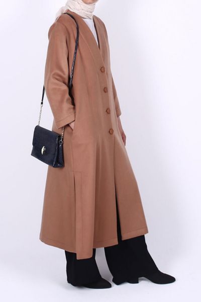 Yaqa Yırtmaçlı Kaban Camel resmi