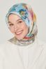 Armine Saf İpek Twill Eşarp 8544 Ekru resmi