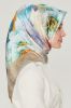 Armine Saf İpek Twill Eşarp 8544 Ekru resmi